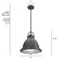 Hunter Bridgemoor 2-Light Pendant in Noble Bronze, , large