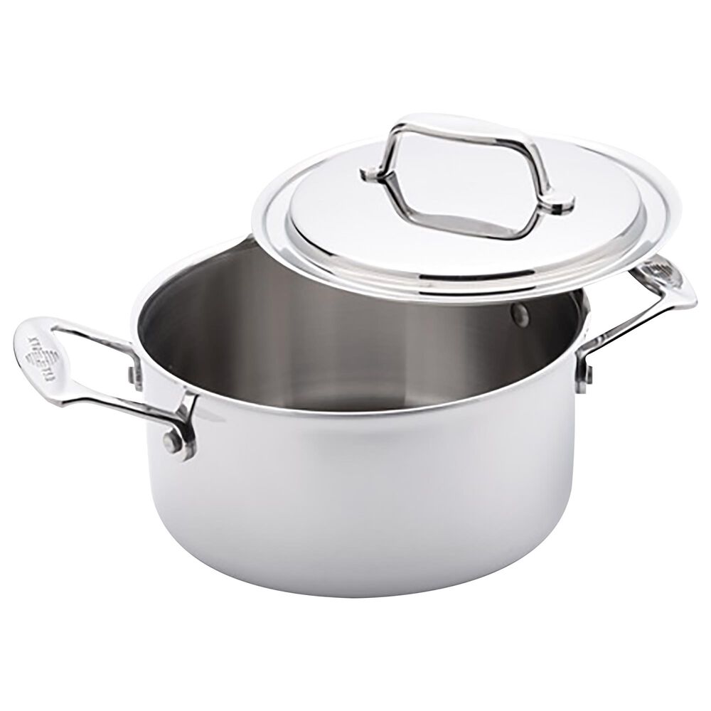 USA PAN 3 Qt Stock Pot with Cover in Gray, , large