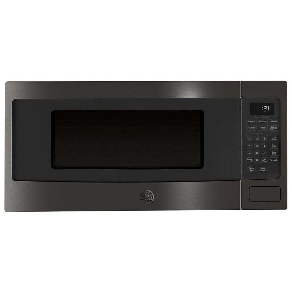 GE Profile Countertop Microwave Oven in Black Stainless Steel, , large