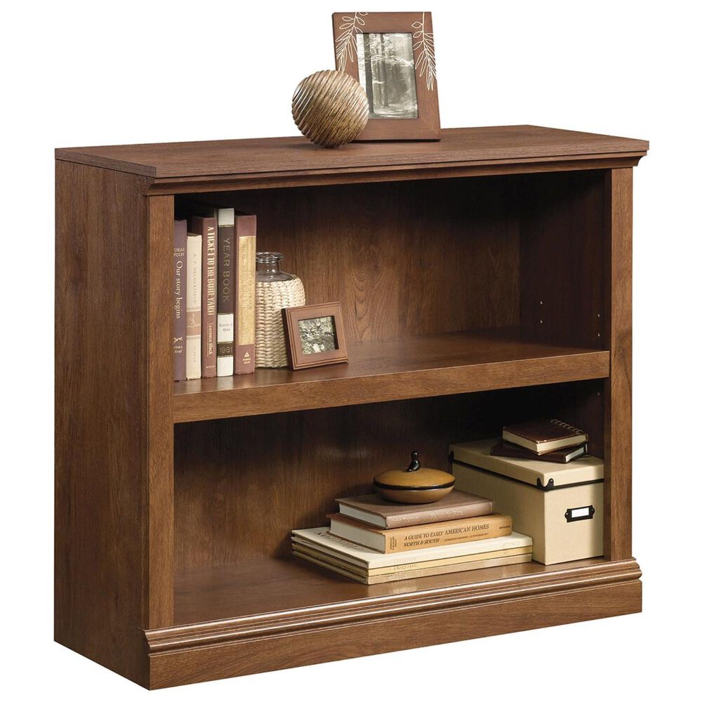 Sauder 2-Shelf Bookcase in Oiled Oak, , large