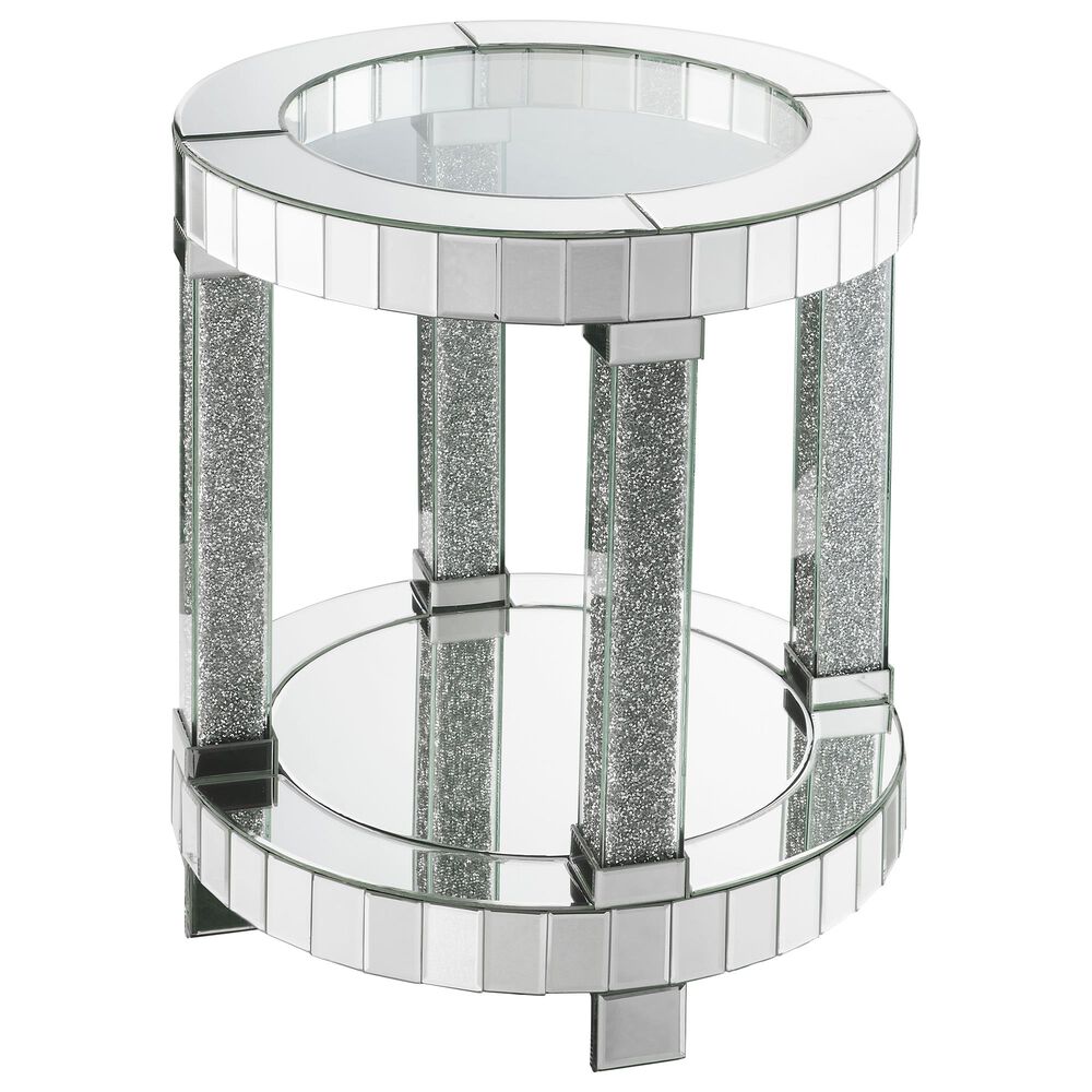 Gunnison Co. Fafia End Table in Mirrored, , large