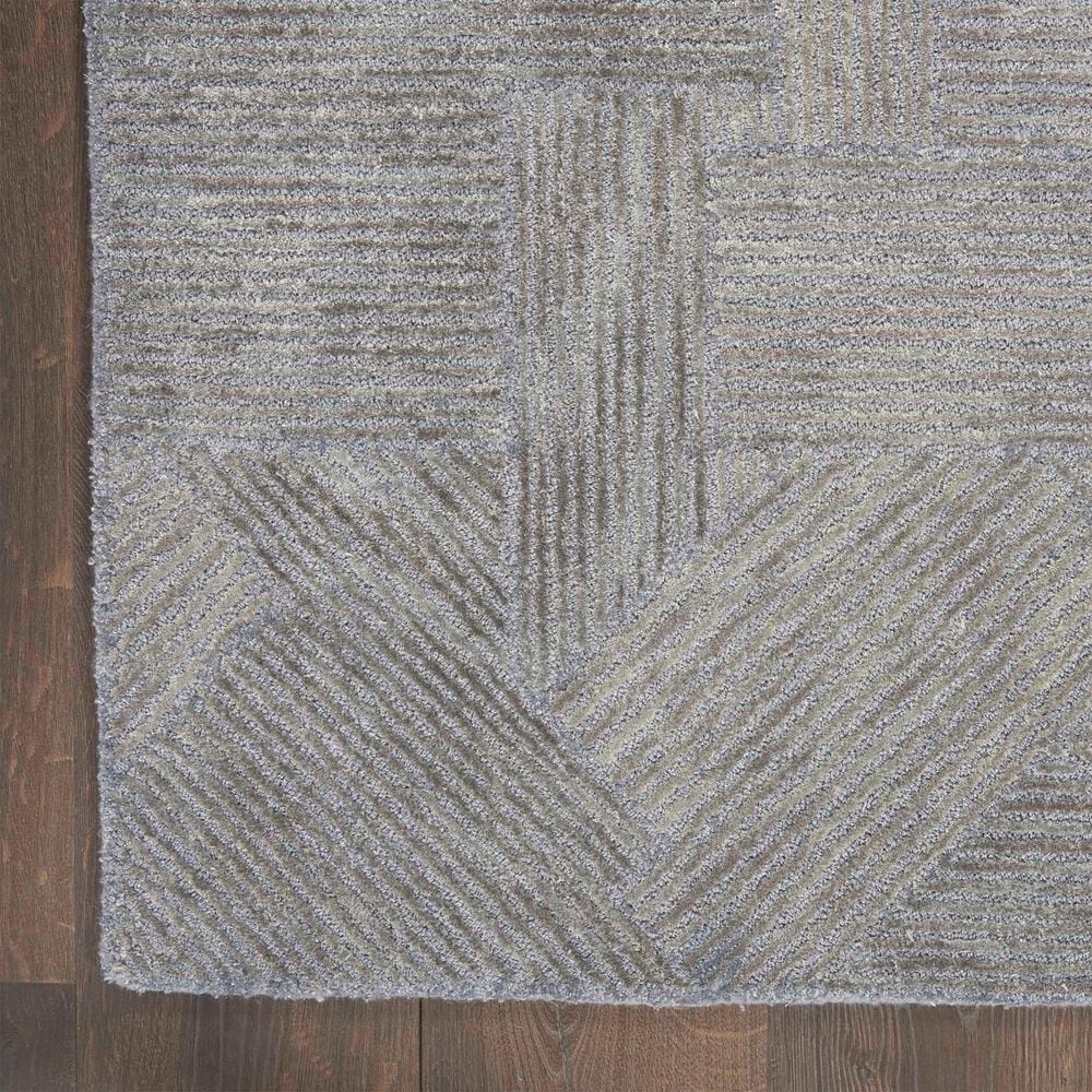 Nourison Ma30 Star 2&#39;3&quot; x 8&#39; Slate Runner, , large