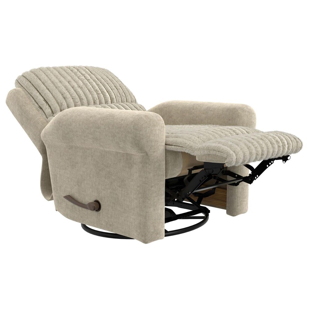 Catnapper Foxy Swivel Glider Recliner in Porcelain, , large