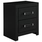 Ashley Maeling 5 Piece King Panel Bedroom Set in Matte Black, , large