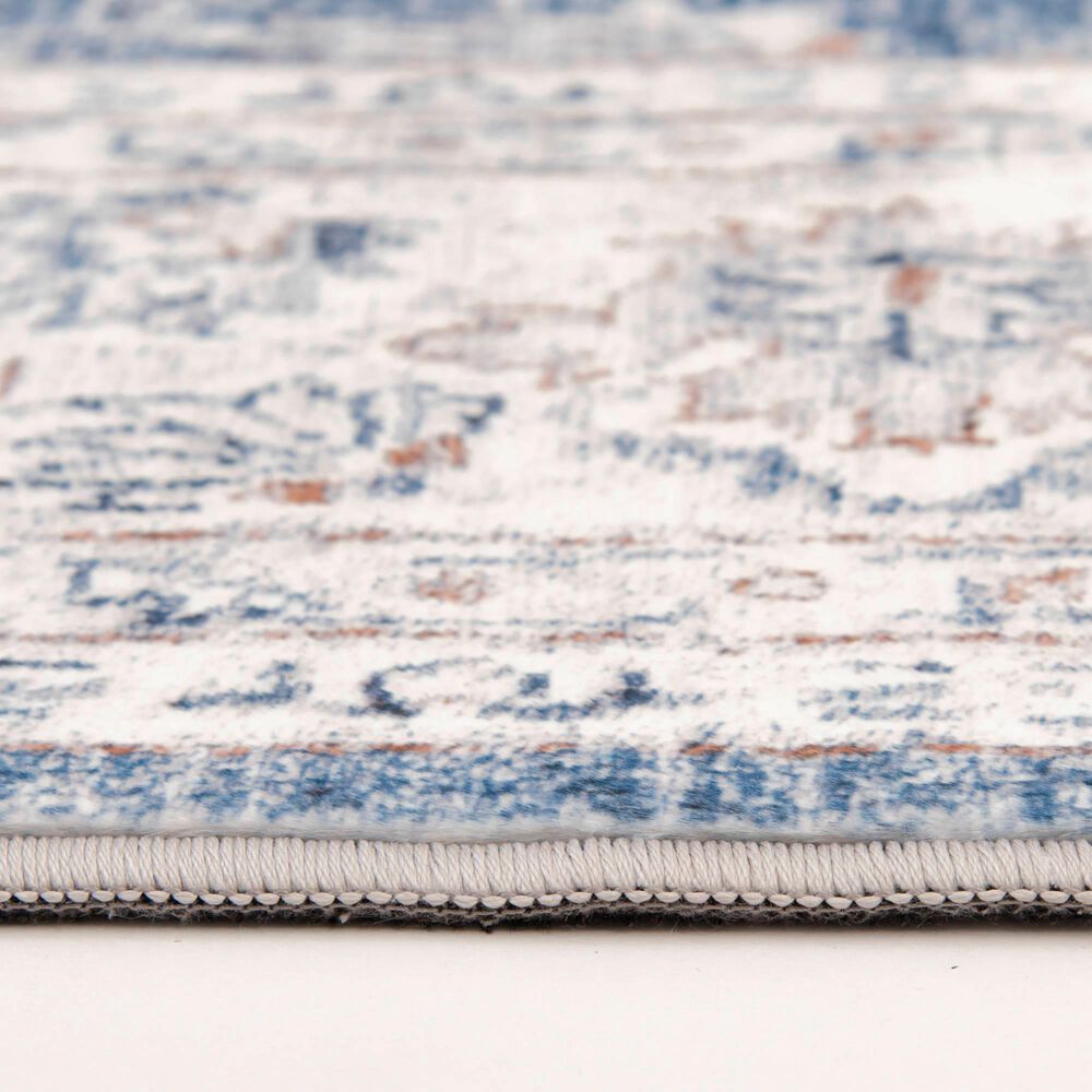Central Oriental Trisha Yearwood Belmont Malian 3&#39;3&quot; x 5&#39;3&quot; Blue and Ivory Area Rug, , large