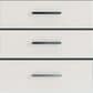 Ashley Zuraleus 6-Drawer Chest in Matte White and Chrome, , large