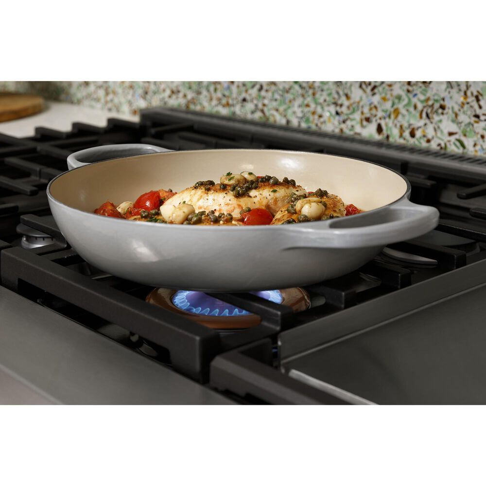 Cafe 8.25 Cu. Ft. Freestanding Dual Fuel Range with Double Oven in Stainless Steel and Brushed Stainless, , large