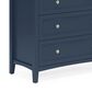 Urban Home Grace 5-Drawer Chest in Blueberry, , large