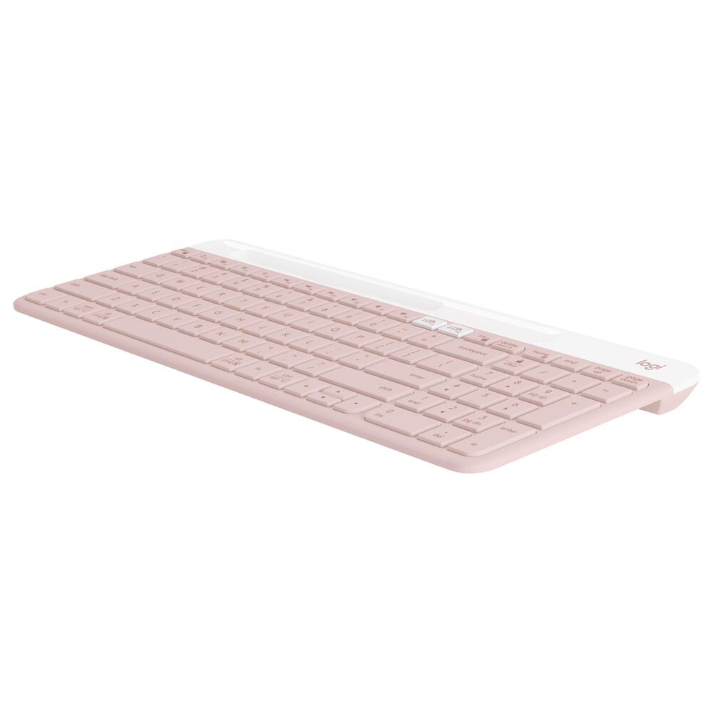 Logitech Slim Multi-Device Wireless Keyboard in Rose, , large
