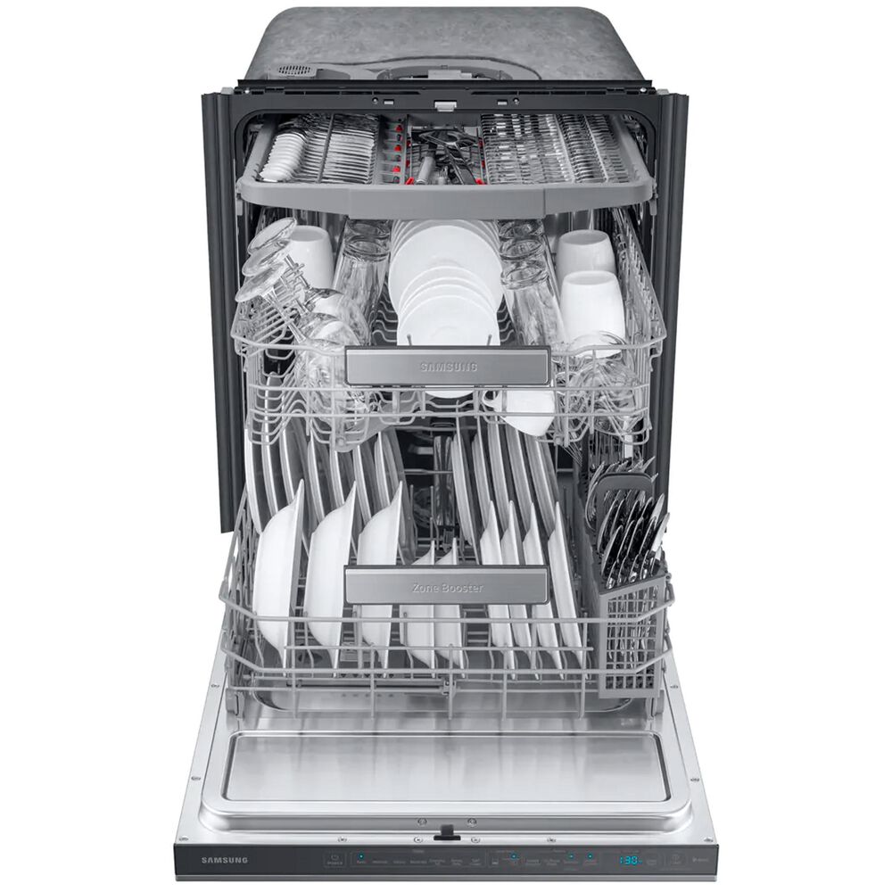 Samsung Built-In Dishwasher Linear Wash 39 dBA in Fingerprint Resistant Black Stainless Steel, , large
