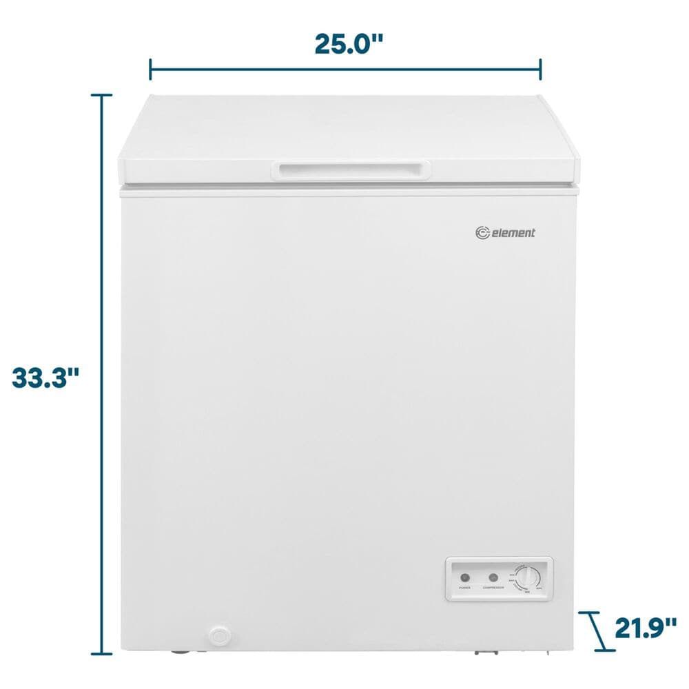 Element 5 Cu. Ft. Chest Freezer in White, , large