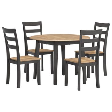 Ashley Gesthaven 5-Piece Dining Set in Natural and Brown, , large