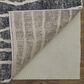 Feizy Kano 10"2" x 13"9" Black, Gray and Ivory Area Rug, , large