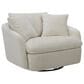 Simeon Collection Boomer Oversized Swivel Accent Chair in Utopia Sand, , large