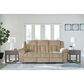 Ashley Tip-Off Power Reclining Sofa with Adjustable Headrest in Wheat, , large