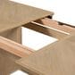 Furniture of America Virex Rectangle Extendable Dining Table in Natural, , large