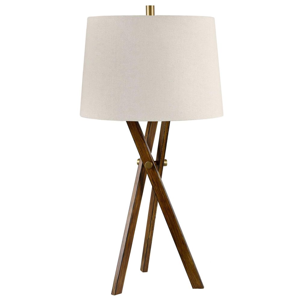 Crestview Collection Hendrix Table Lamp in Warm Walnut, , large