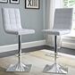 CorLiving Adjustable Bar Stool in White (Set of 2), , large