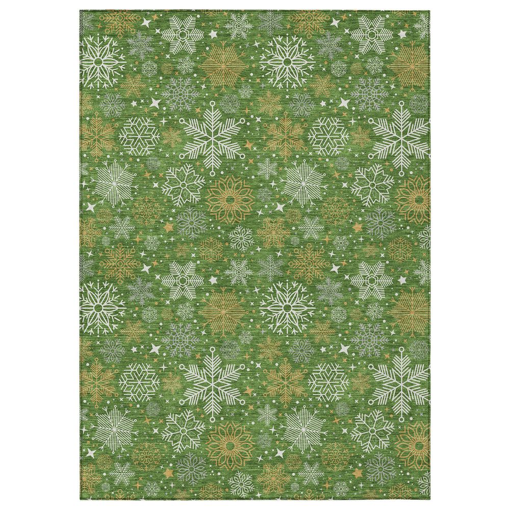 Dalyn Rug Company Wonderland WN31 3" x 5" Green Indoor/Outdoor Area Rug, , large