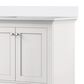Lexora Home Dukes 72" Double Bathroom Vanity in White with 2 cm White Cultured Marble Top and Rectangular Sinks, , large