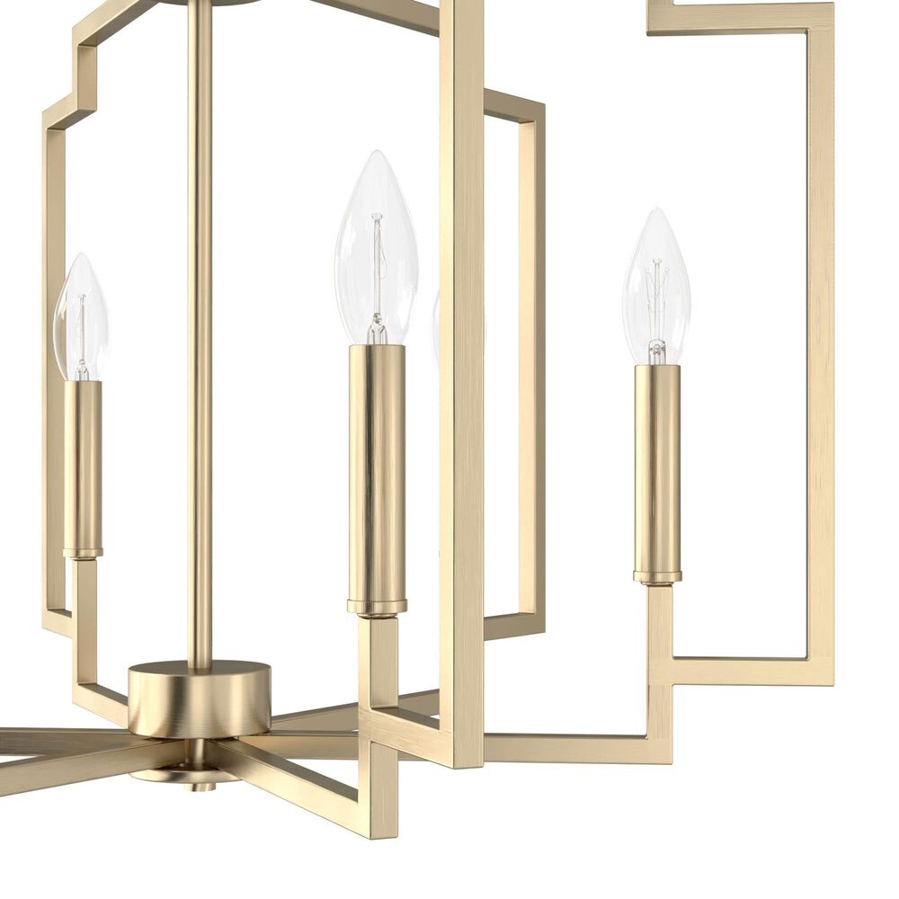 Hunter Zoanne 24&quot; 6-Light Chandelier in Alturas Gold, , large