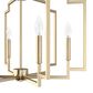 Hunter Zoanne 24" 6-Light Chandelier in Alturas Gold, , large