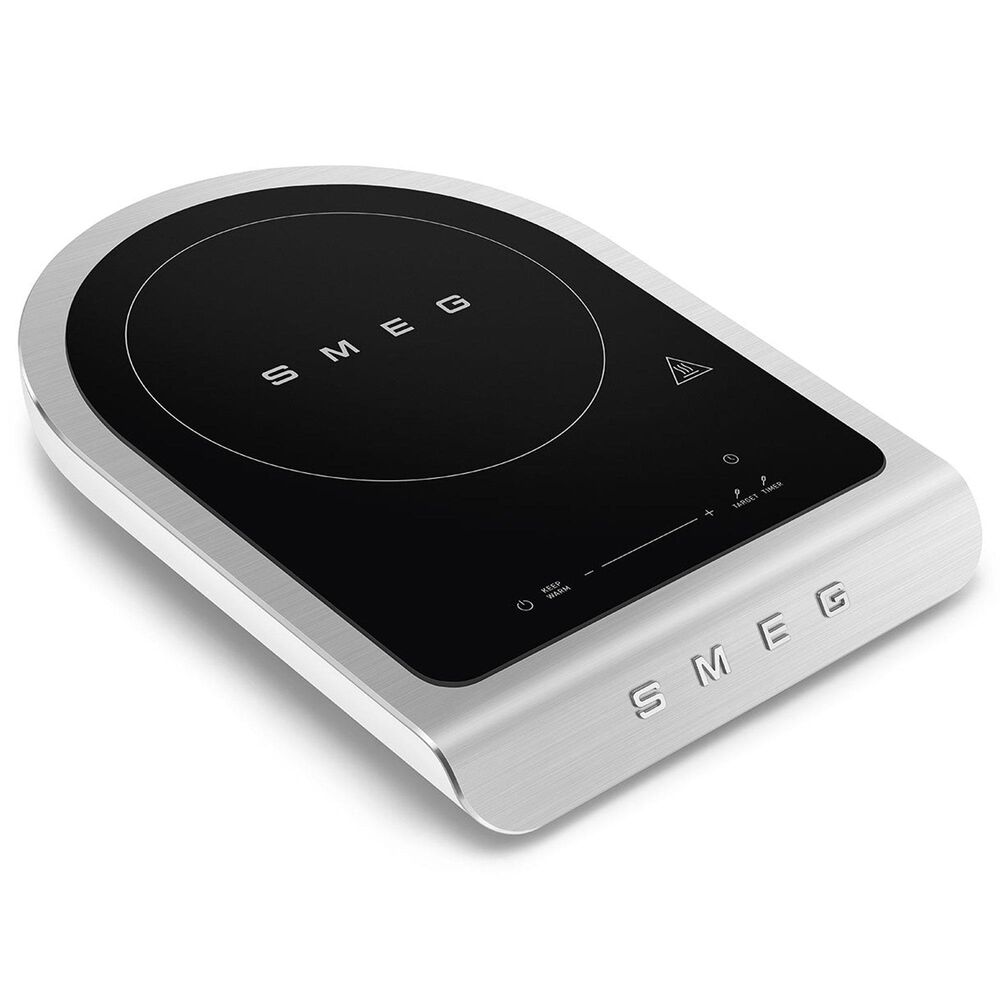 SMEG 12"Portable Induction Cooker in Matte White, Grey and Black, , large