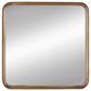 A&B Home Wayne Square Accent Wall Mirror in Brown, , large