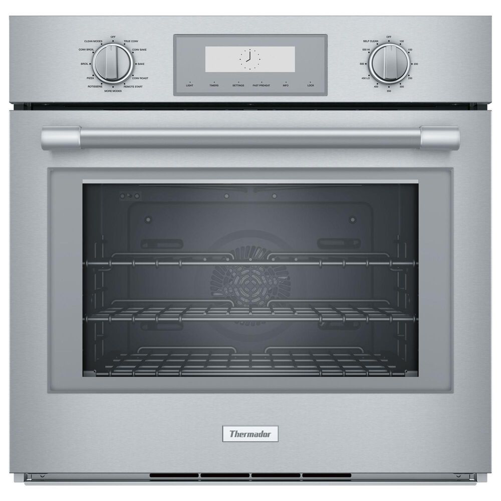 Thermador 30" Professional Single Built-In Electric Oven with Convection in Stainless Steel, , large