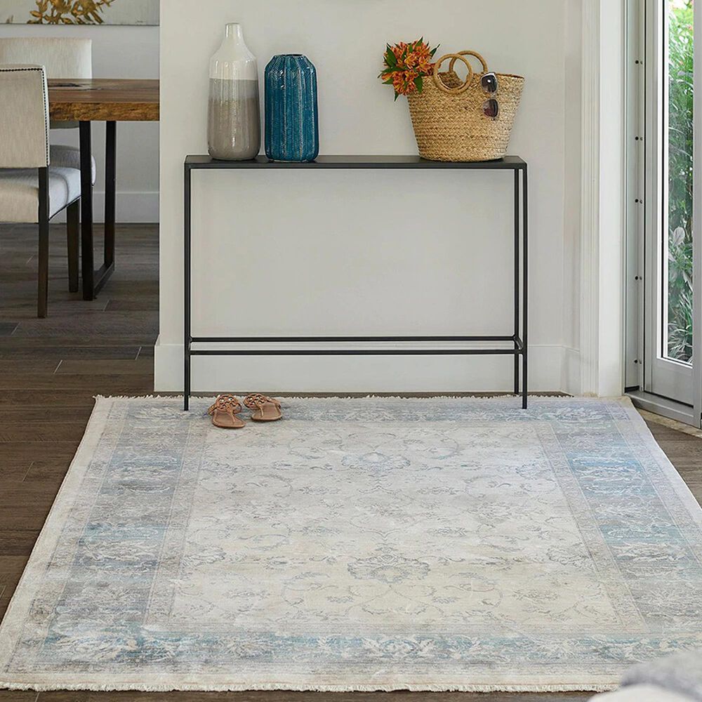 Momeni Izmir IZ-02 9&#39; x 12&#39; Blue Area Rug, , large