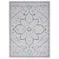 Nourison Machine Washable Series 1 6" x 9" Ivory Blue Area Rug, , large