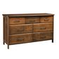 Briarwood American Timbers 7 Drawer Dresser Only in Turkish Coffee, , large