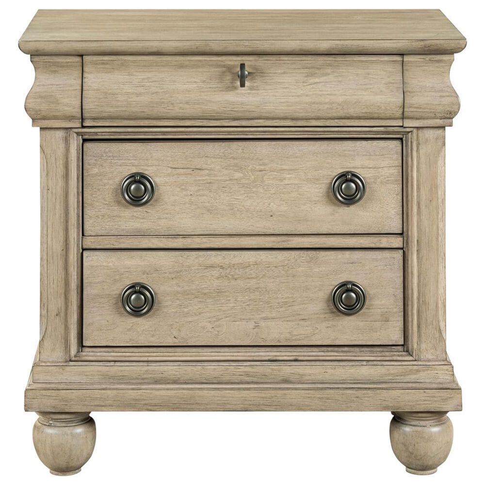 Belle Furnishings Rustic Traditions 3-Drawer Nightstand in Saddle Tan, , large