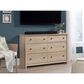 Sauder River Ranch 6-Drawer Dresser in Harvest Walnut, , large