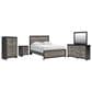 Ashley Broachmyn 5-Piece Queen Panel Bedroom Set in Black and Gray, , large