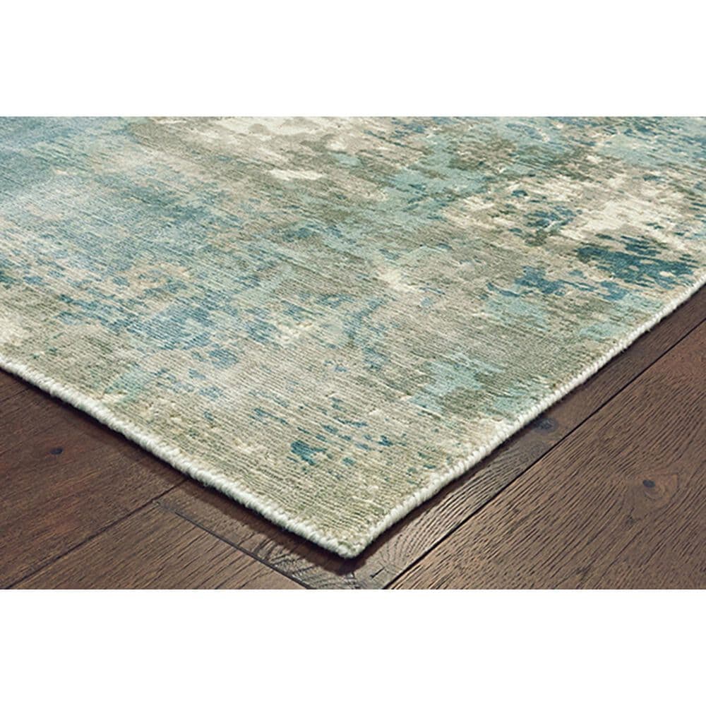 Oriental Weavers Formations 70005 9&#39; x 12&#39; Blue Area Rug, , large