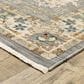Oriental Weavers Lucca Oriental Border 6"7" x 9"6" Blue Area Rug, , large