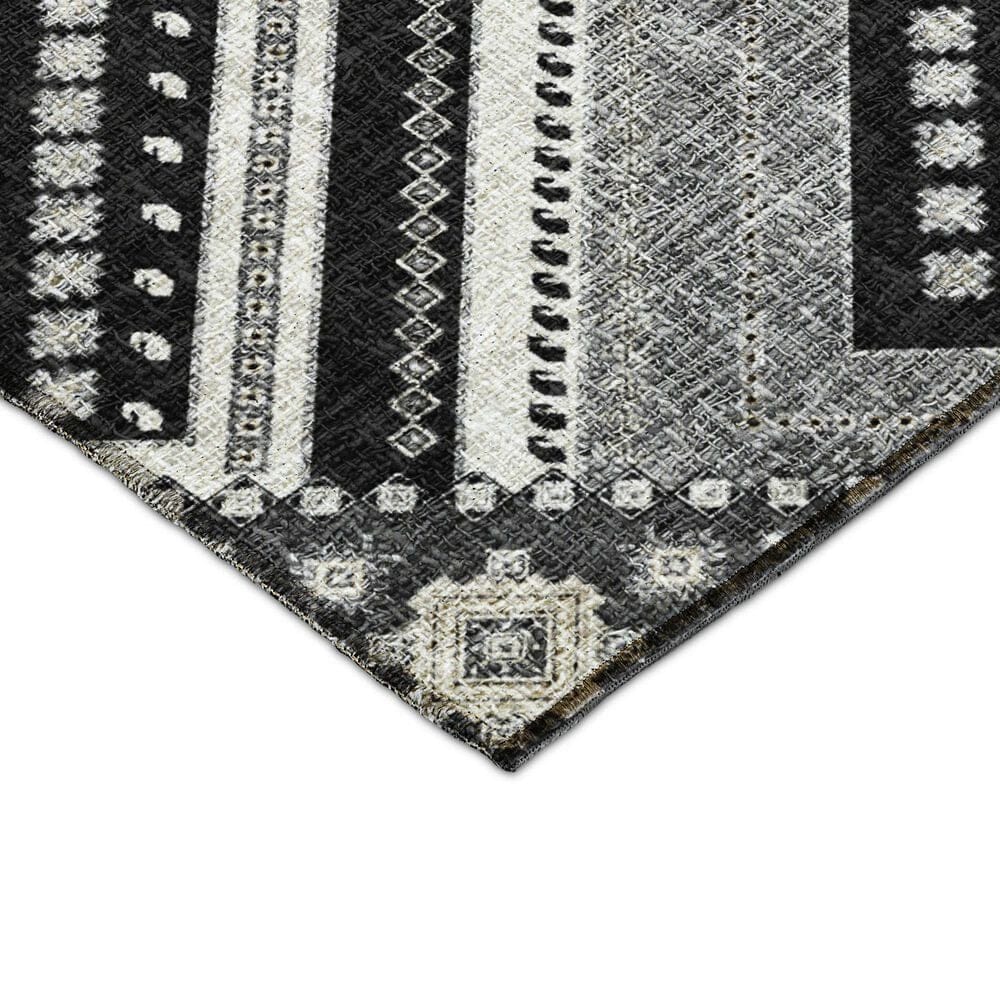 Dalyn Rug Company Portico PO5 Black 10&#39; x 14&#39; Area Rug, , large
