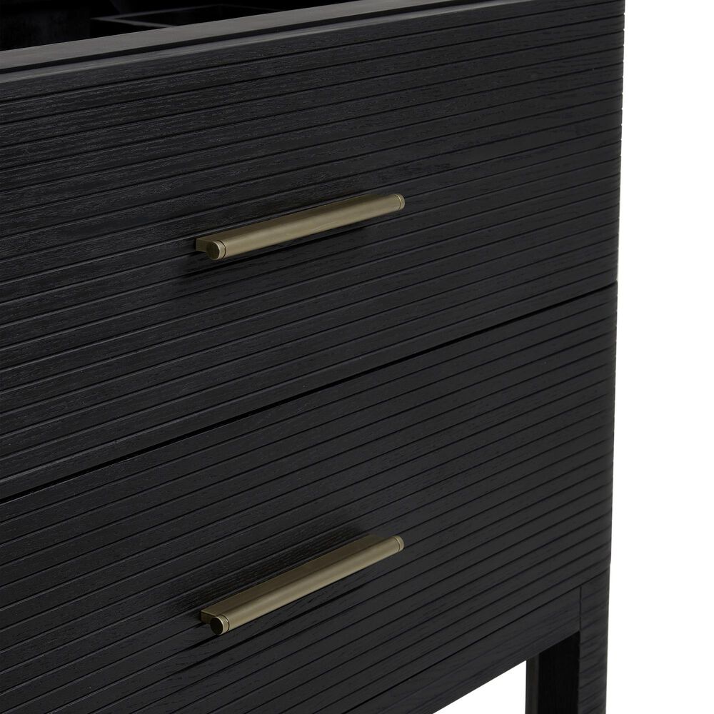 James Martin Vanities Lucian 72&quot; Double Vanity in Carbon Oak with 3 cm Victorian Silver Quartz Top, , large