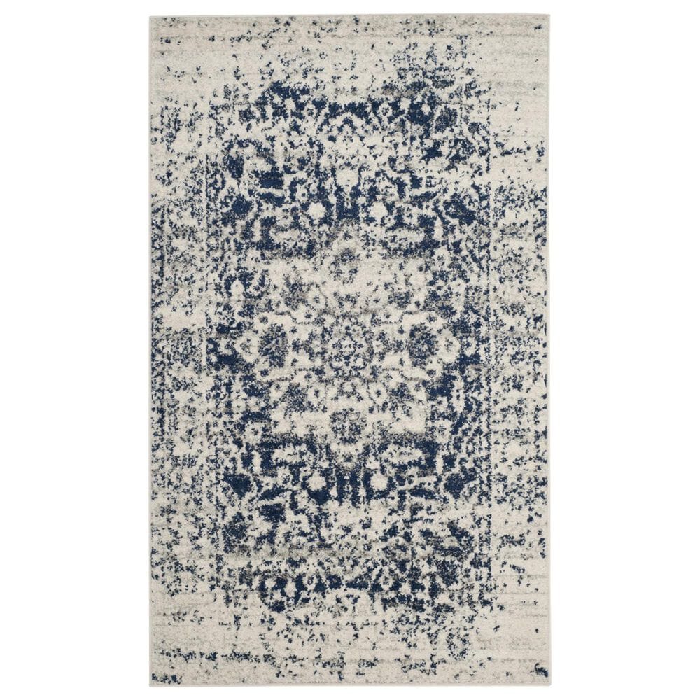 Safavieh Madison MAD603D 2"3" x 4" Cream and Navy Scatter Rug, , large