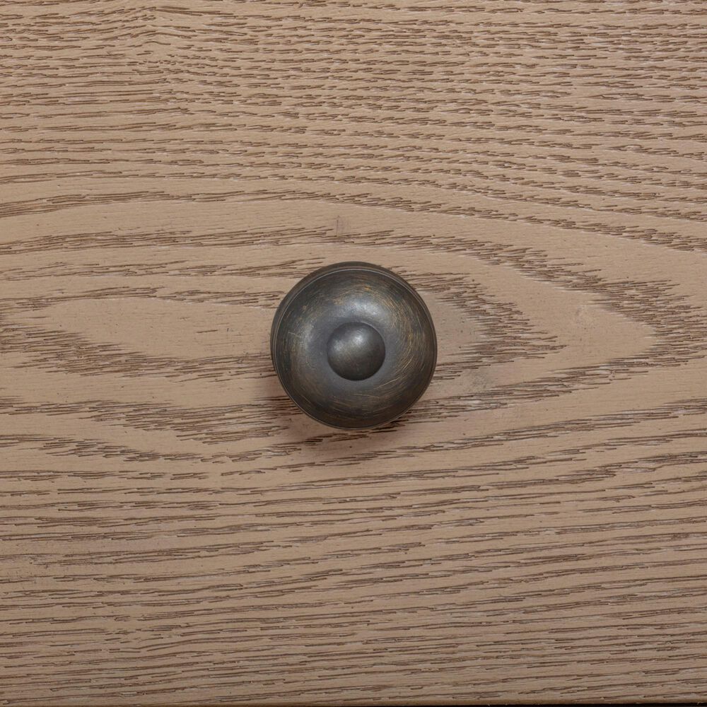 Riva Ridge Oxford California King Panel Storage Bed in Tan with USB Ports, , large