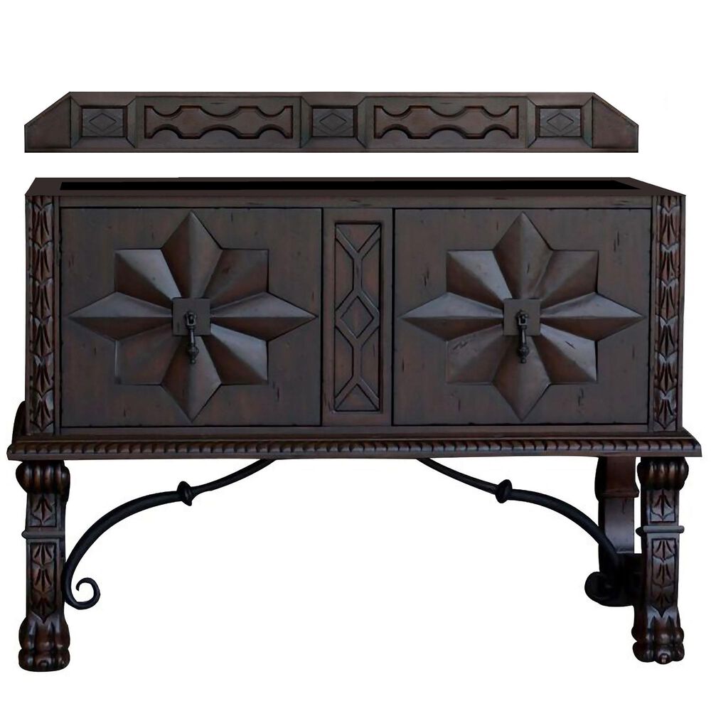James Martin Balmoral 48" Single Bathroom Vanity Cabinet in Antique Walnut, , large
