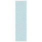Dalyn Rug Company Laidley 2"3" x 12" Sky Blue Indoor/Outdoor Runner, , large