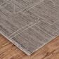 Feizy Lennox 3"6" x 5"6" Taupe and Ivory Area Rug, , large