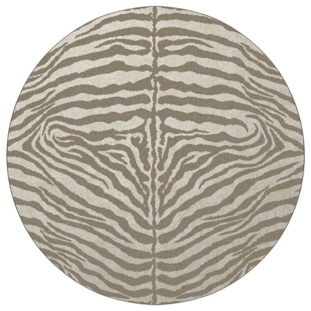 Dalyn Rug Company Akina 8" Round Mocha Area Rug, , large