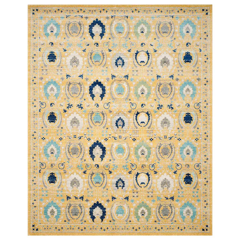Safavieh Evoke EVK251B 10" x 14" Gold and Ivory Area Rug, , large