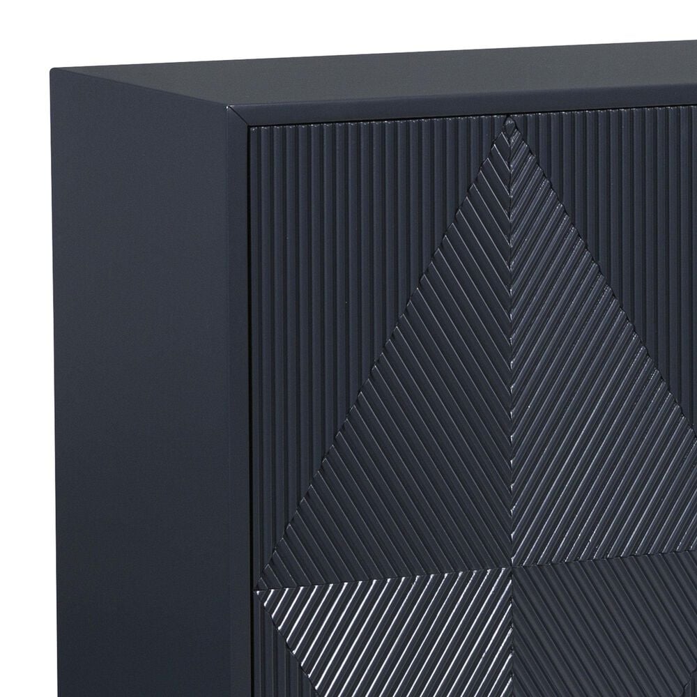 Ashley Loirwick Accent Cabinet in Dark Blue and Gold, , large