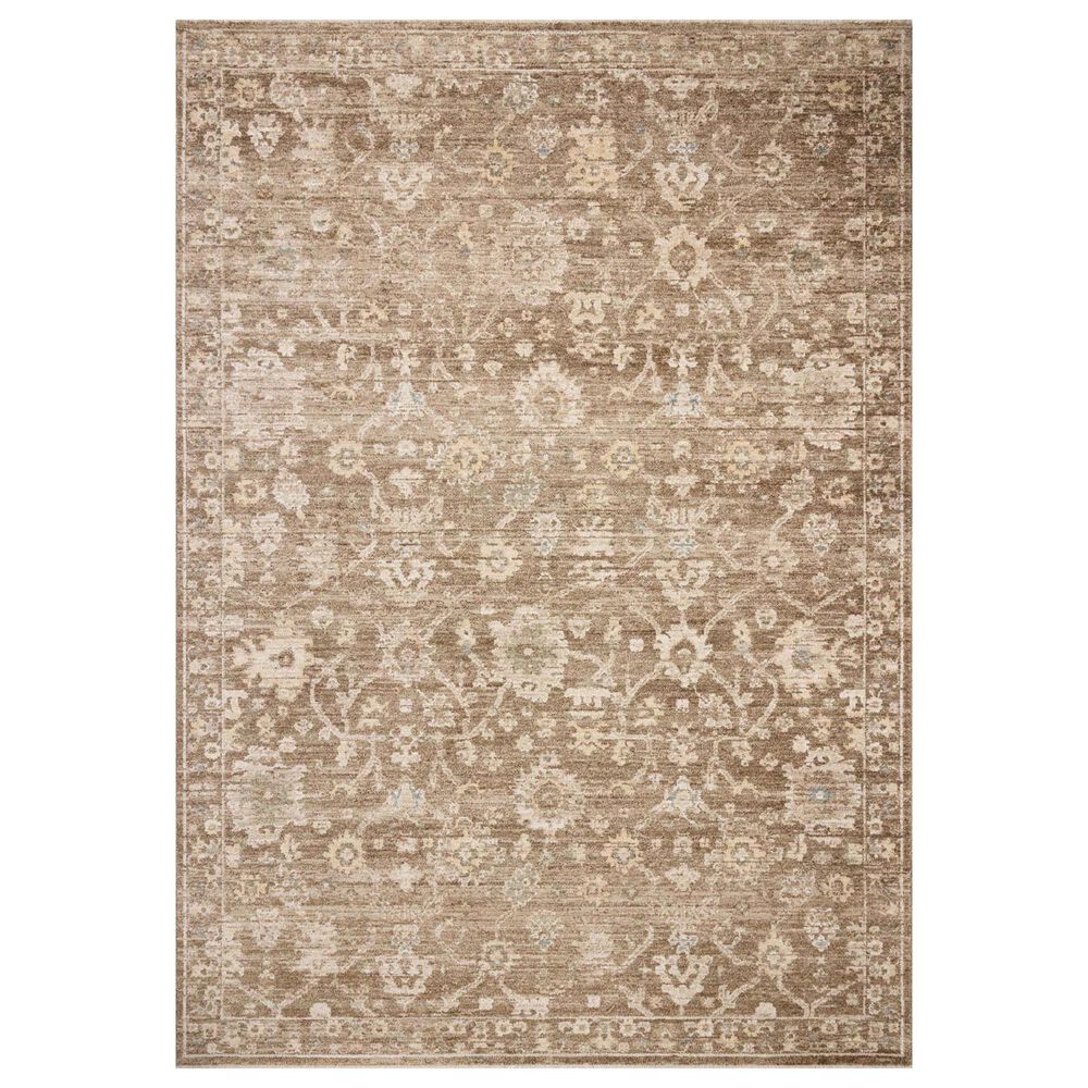 Chris Loves Julia x Loloi Palma Brown and Earth 9"6" x 13"1" Area Rug, , large