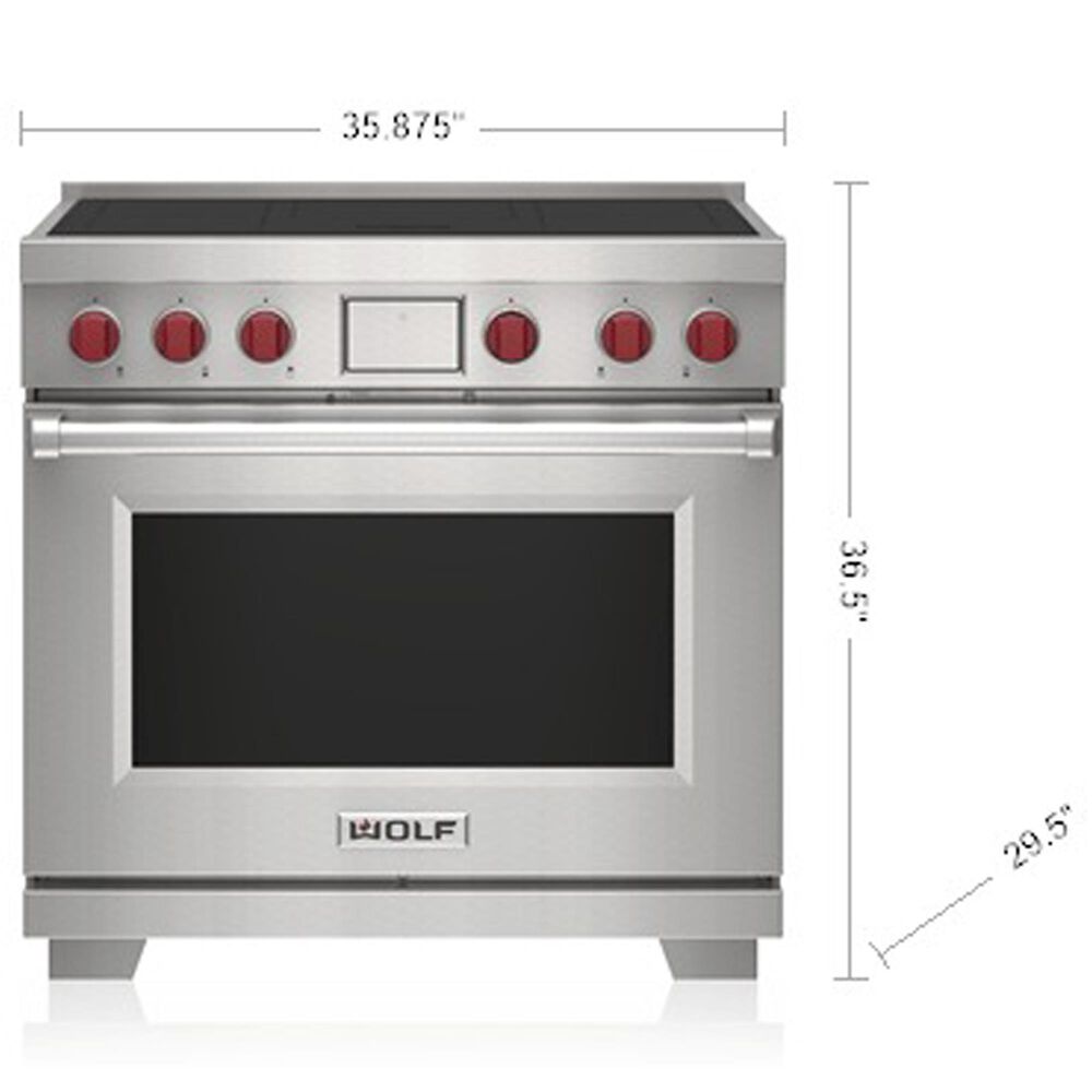Wolf Appliances 6.3 Cu. Ft. Professional Induction Range in Stainless Steel, , large