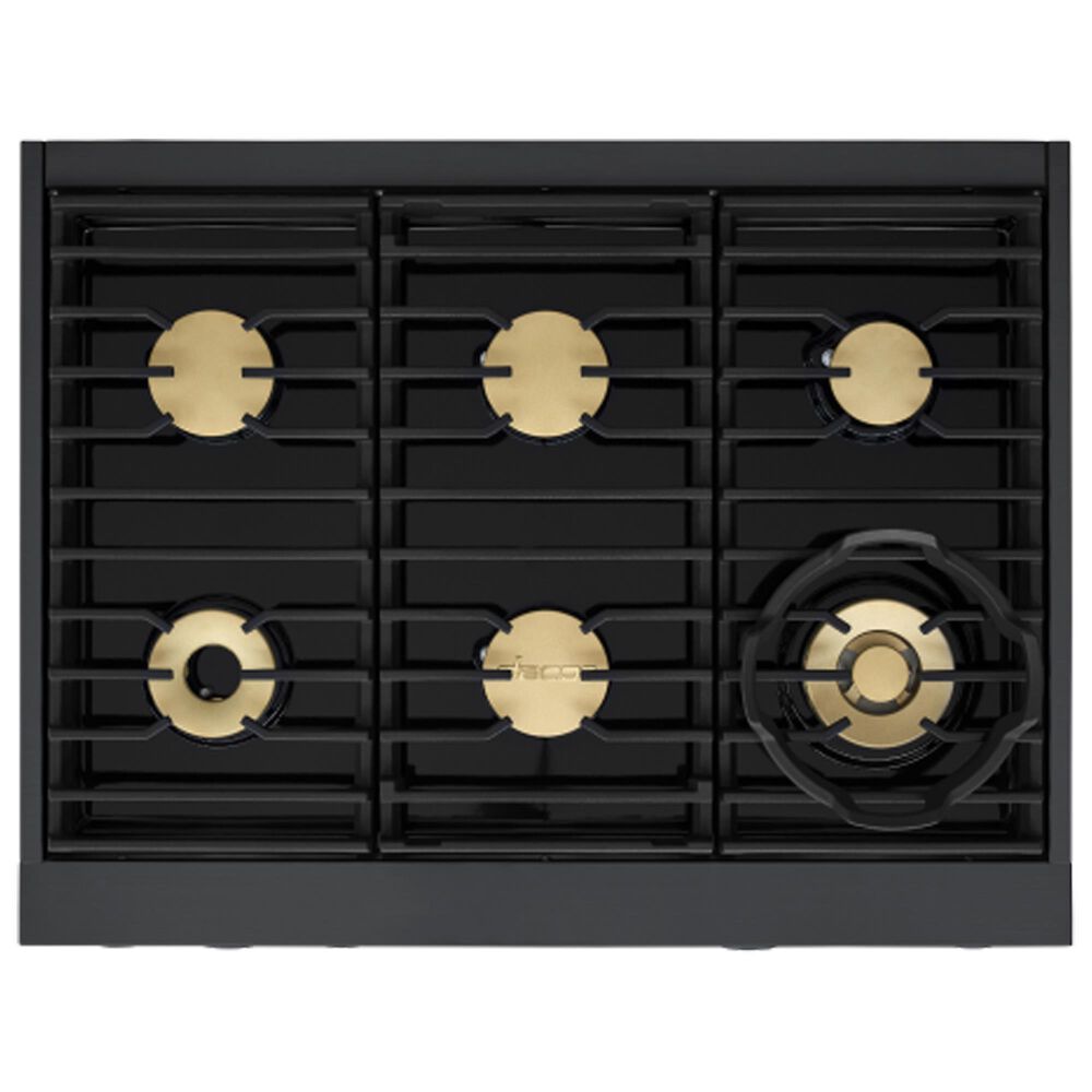 Dacor 36" Dual-Fuel Steam Range in Graphite Stainless Steel, , large